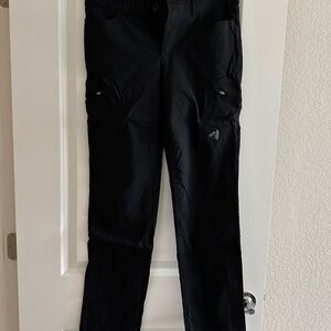 Eddie Bauer Women's Black Ranier Cargo Trousers